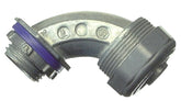 Halex 16903B Conduit Connector, 3/8 in Compression, Zinc
